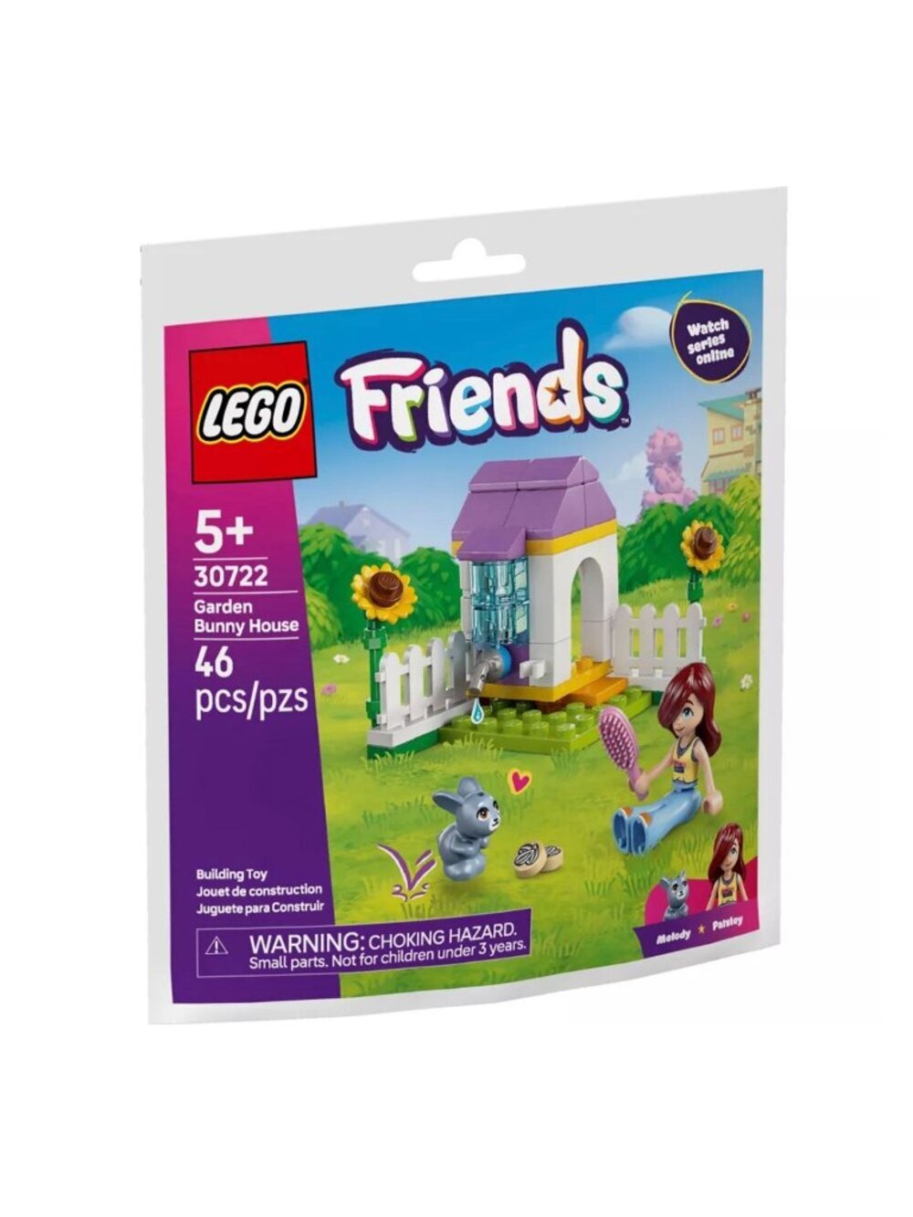 LEGO Friends Garden Bunny House 30722 Paisley Minifigure 46 Pcs Ages 5+ Spring
